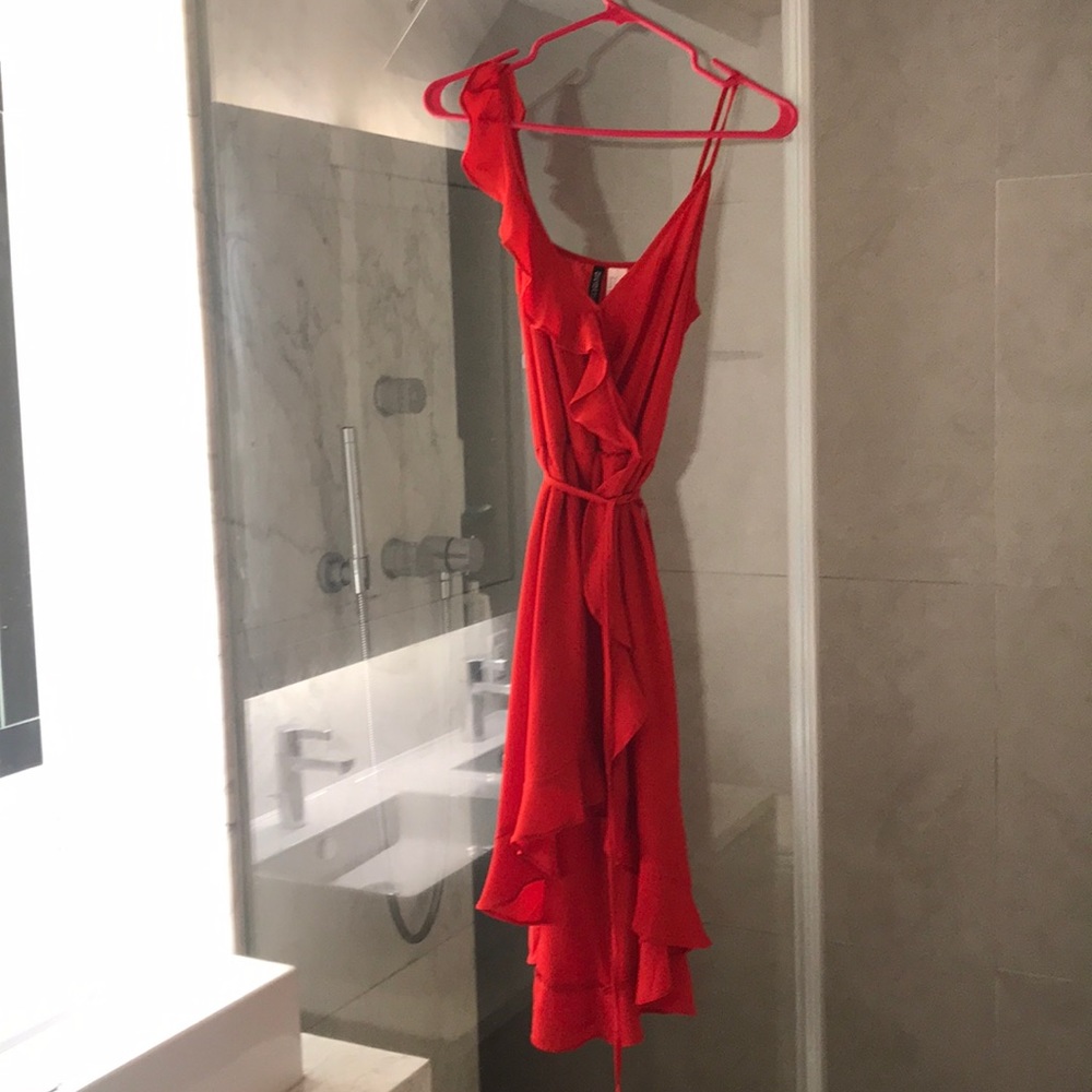 Red H&M dress